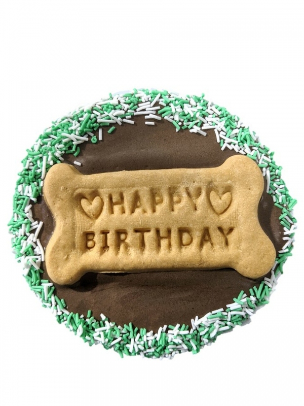 Huds and Toke - Birthday Cake Cookie - Carob - Image 3