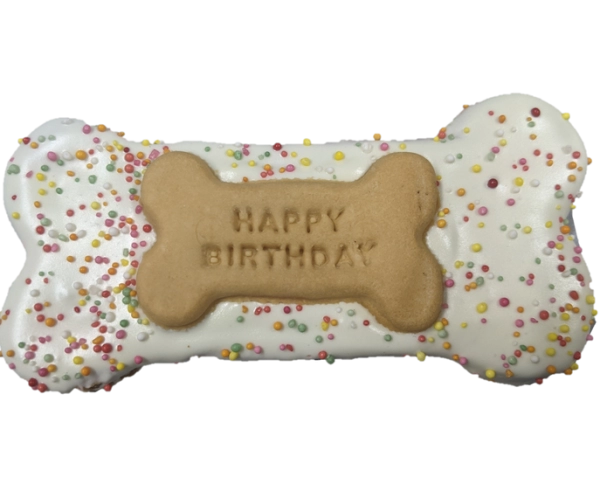 Huds And Toke - Happy Birthday Bone Cookie - Blue - Image 2