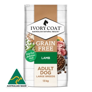 Ivory Coat - Adult Dog - GRAIN FREE - Large Breed - Lamb