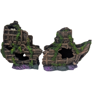 Pet Worx - Shipwreck Ornament 2 Piece - Extra Large