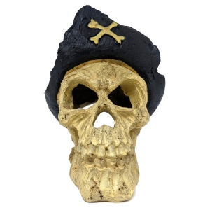 Pet Worx - Skull Ornament - with Hat - Medium
