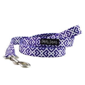 Dan & Sam - Dog Lead - Purple Delight