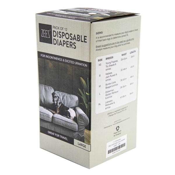 ZeeZ - Disposable Dog Diapers - Image 4