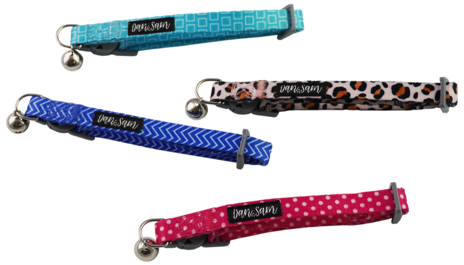 Dan & Sam Cat Adjustable Safety Collar Grooving Agline