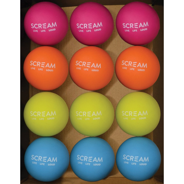Scream - Rubber Ball - Medium - Counter Display Box of 12 - Image 2