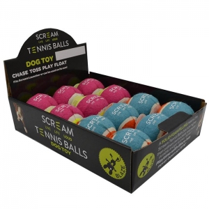 Scream - Tennis Ball - Counter Display - Medium Box 12