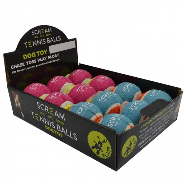 Scream - Tennis Ball - Counter Display - Medium Box 12