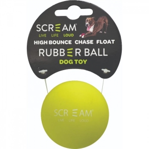 Scream - Rubber Ball - Loud Green - Medium - 6cm