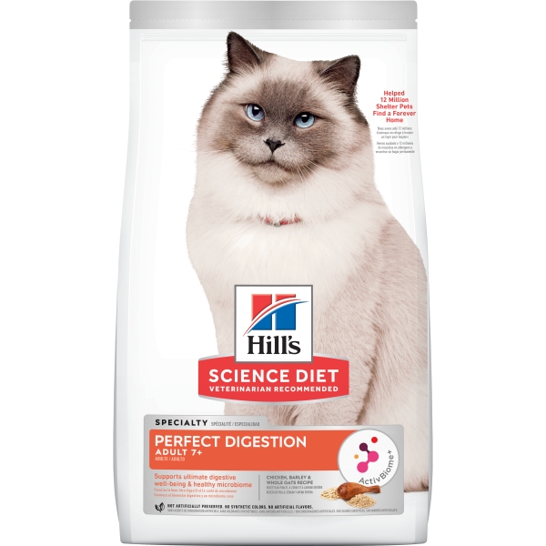 Hill's - Science Diet - Adult Cat (7+) - Perfect Digestion