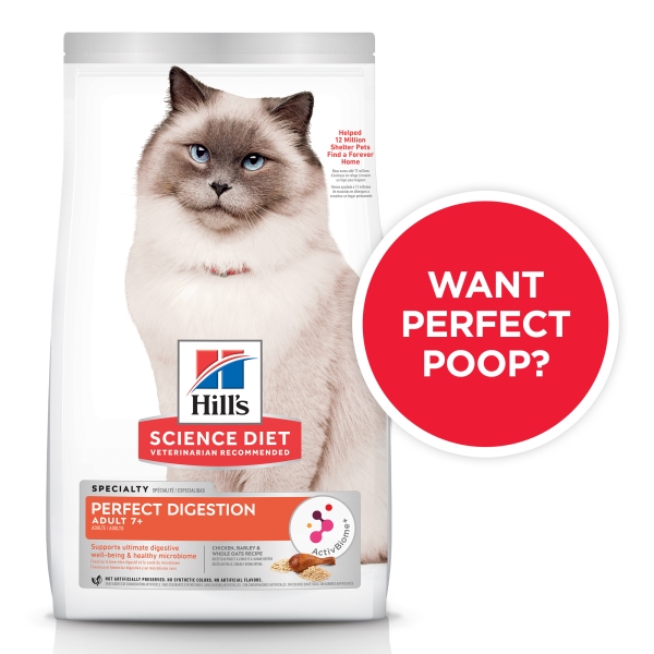 Hill's - Science Diet - Adult Cat (7+) - Perfect Digestion - Image 10