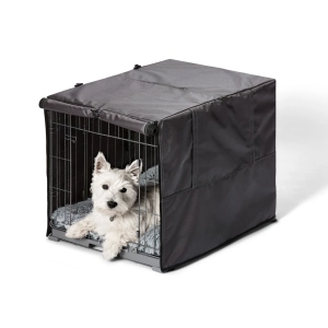 Snooza - Dog - 2 in 1 - Convertible Crate Cover - Grey