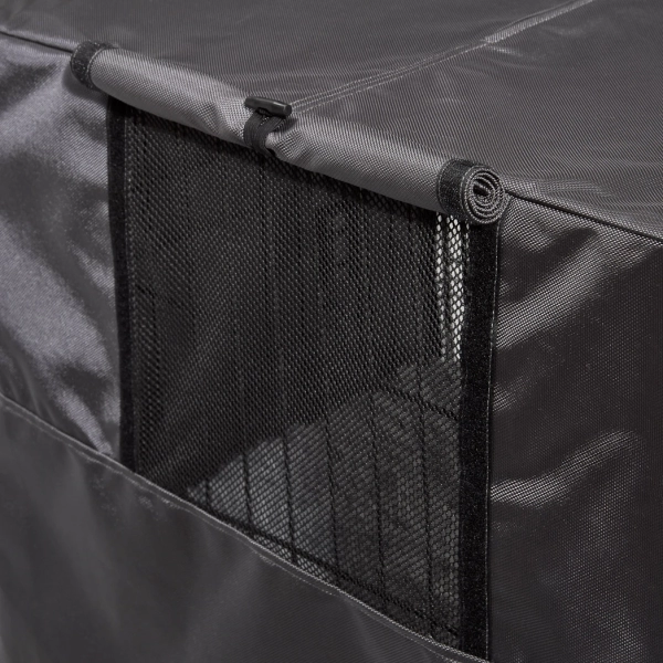 Snooza - Dog - 2 in 1 - Convertible Crate Cover - Grey - Image 4