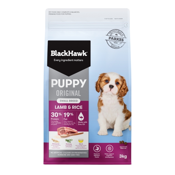 Black Hawk – Puppy - Small Breed - Lamb & Rice - Image 3