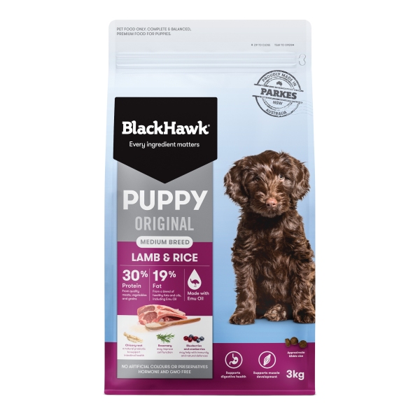 Black Hawk - Puppy - Medium Breed - Lamb & Rice - Image 3