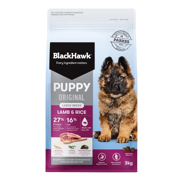 Black Hawk – Puppy - Large Breed - Lamb & Rice - Image 3