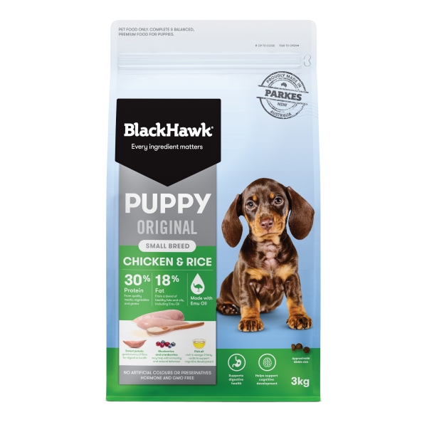 Black Hawk – Puppy - Small Breed - Chicken & Rice - Image 3