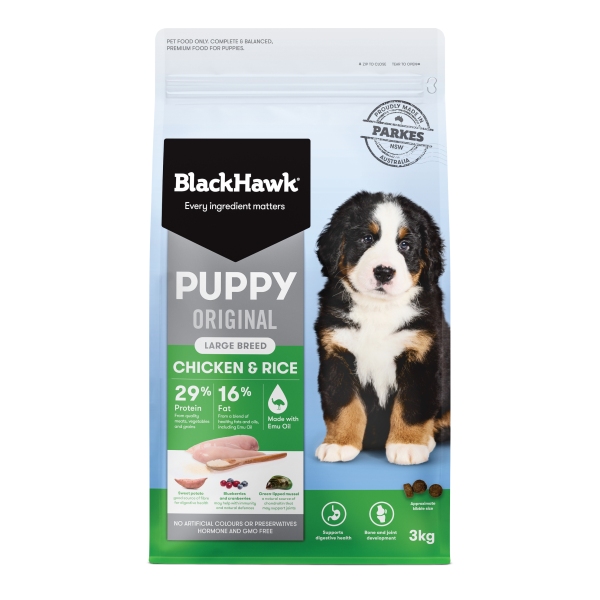 Black Hawk – Puppy - Large Breed - Chicken & Rice - Image 3