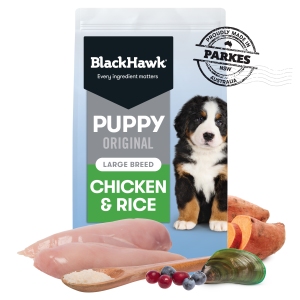 Black Hawk – Puppy - Large Breed - Chicken & Rice