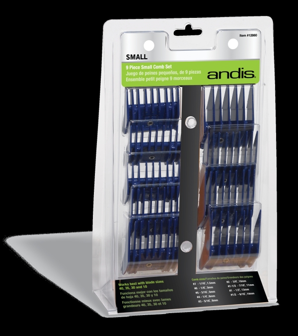 Andis - Clipper - Comb Small - 9 Piece Set - Image 2