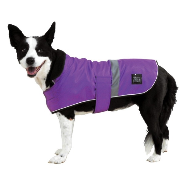 ZeeZ - Waterproof Dapper Dog Coat - Royal Purple - Image 2