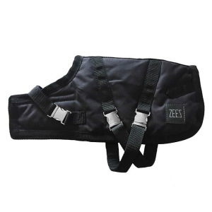 ZeeZ - Waterproof Supreme Dog Coat - Oil Skin/Black
