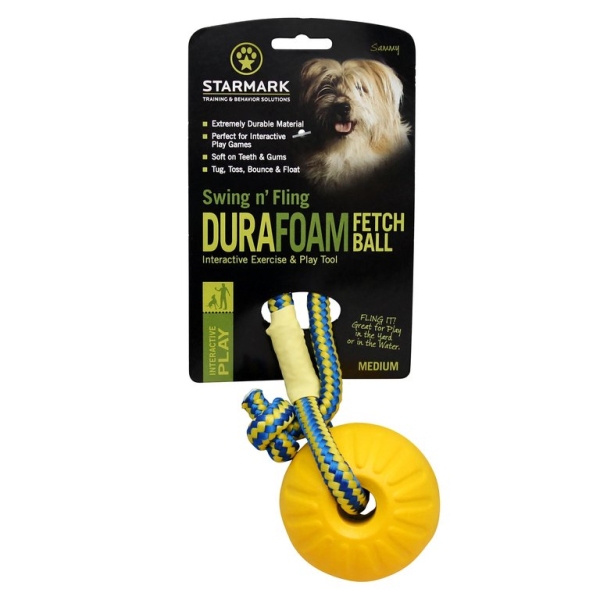 Starmark - Swing n' Fling - Durafoam Fetch Ball