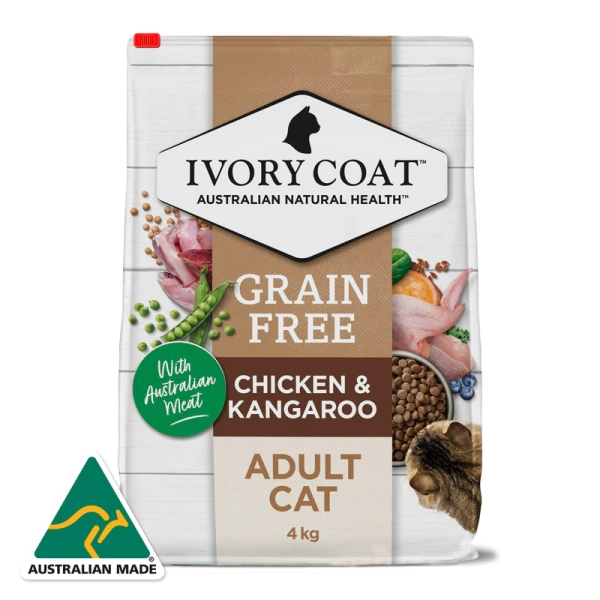 Ivory Coat - Adult Cat - GRAIN FREE - Chicken & Kangaroo