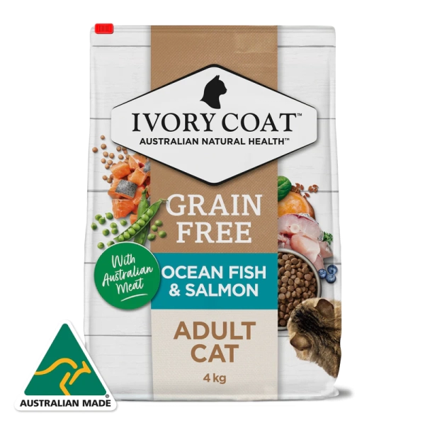 Ivory Coat - Adult Cat - GRAIN FREE - Ocean Fish & Salmon