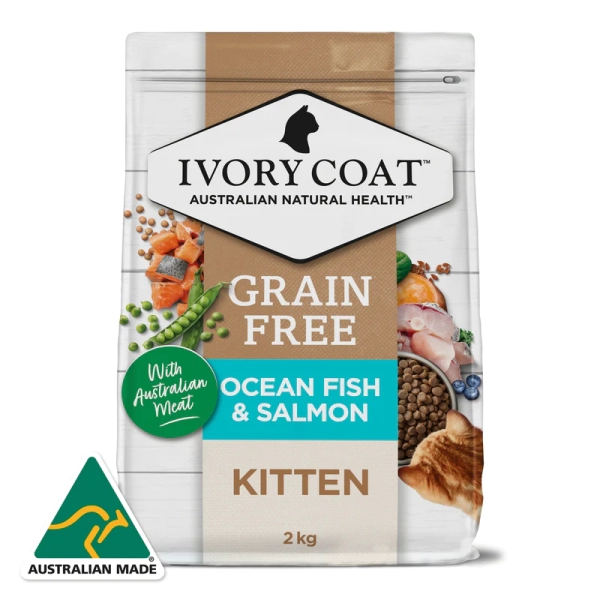 Ivory Coat – Kitten – GRAIN FREE – Ocean Fish & Salmon - Image 2