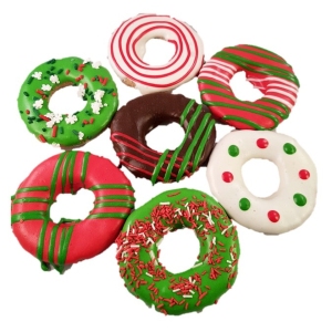 Huds and Toke - Large Christmas Doggy Donuts