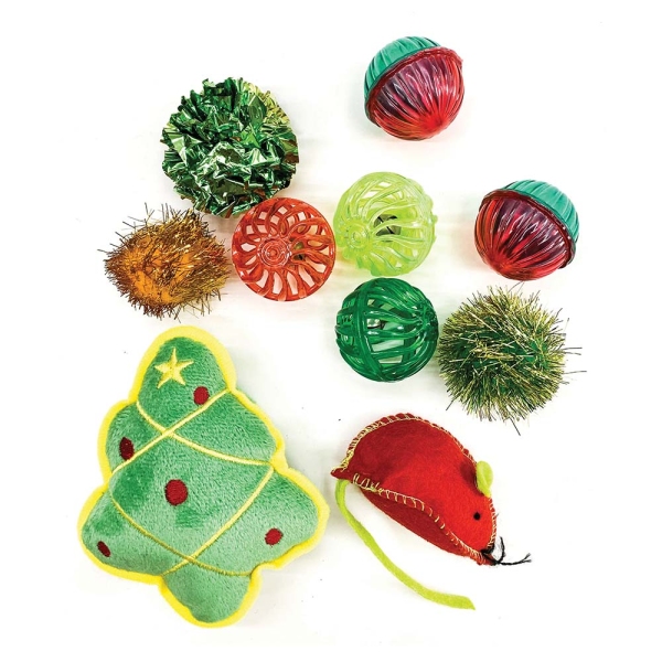 Kitty Play - Christmas Cat - Toy Stocking - Image 2
