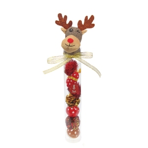 Kitty Play - Christmas Cat - Toy Cannister