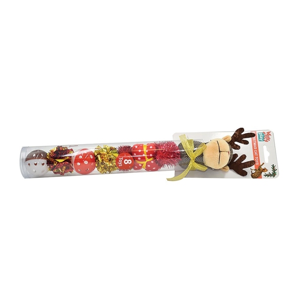 Kitty Play - Christmas Cat - Toy Cannister - Image 2