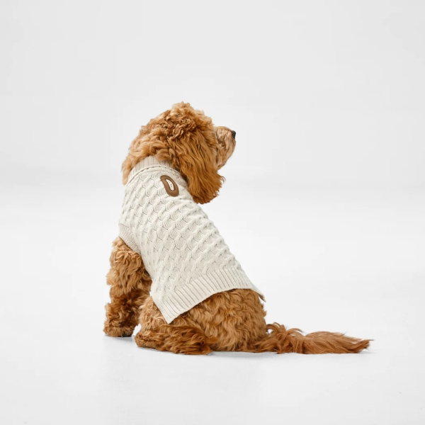 Snooza Wear - RPET Knit Polo - Oatmeal - Image 2