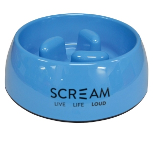 Scream - Round Slow Down Pillar Bowl - Loud Blue