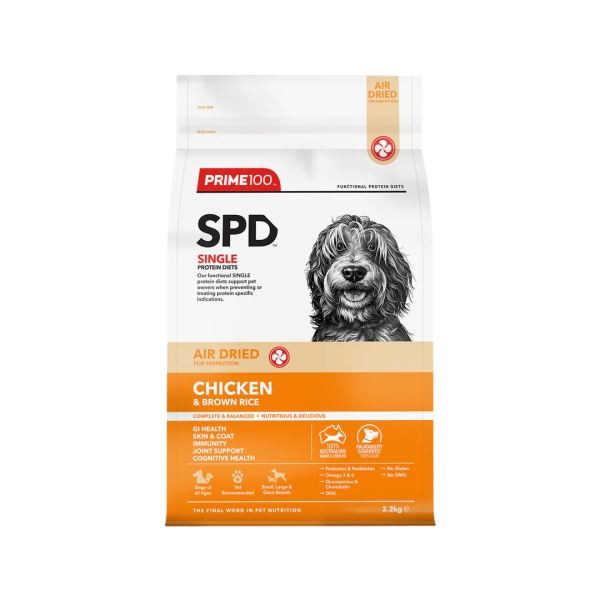Prime100 - SPD Air Dried - Chicken & Brown Rice