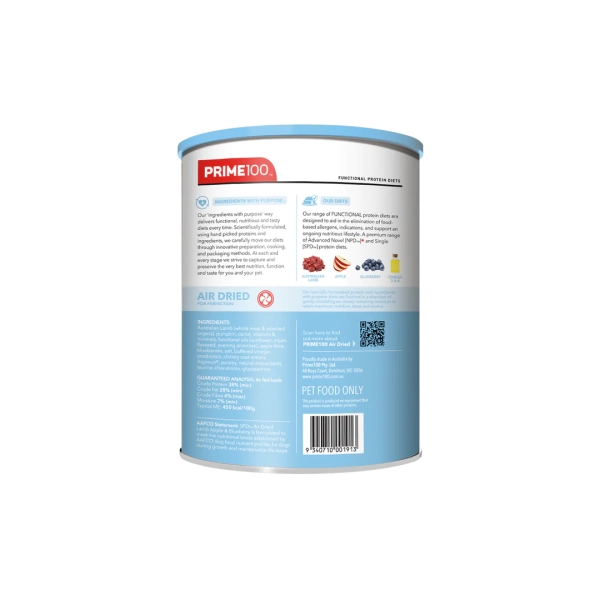 Prime100 - SPD Air Dried - Lamb, Apple & Blueberry - Puppy - Image 6