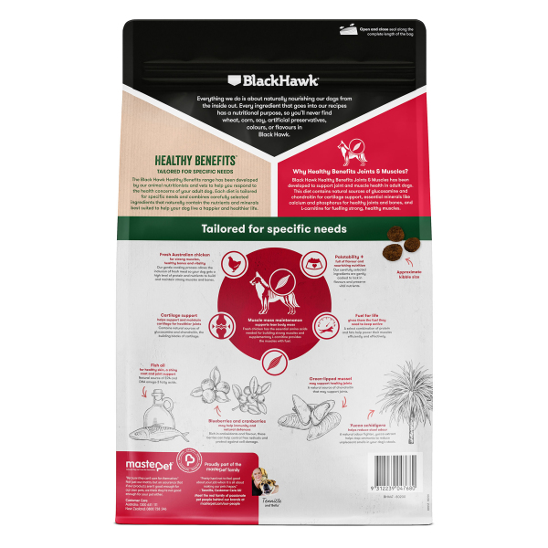 Black Hawk - Adult Dog - Healthy Benefits - Joints & Muscles - Image 2
