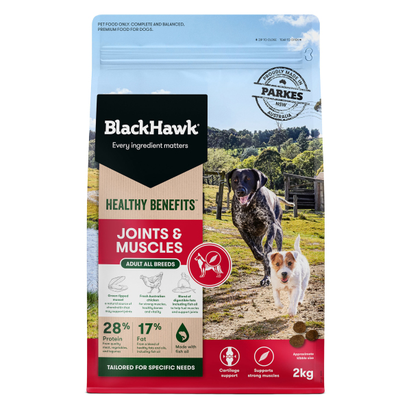 Black Hawk - Adult Dog - Healthy Benefits - Joints & Muscles