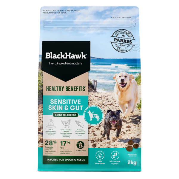 Black Hawk - Adult Dog - Healthy Benefits - Sensitive Skin & Gut