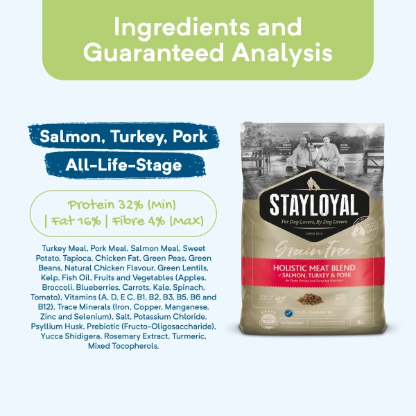 Stay Loyal - Holistic Meat Blend of Salmon, Turkey & Pork - GRAIN FREE - Image 3