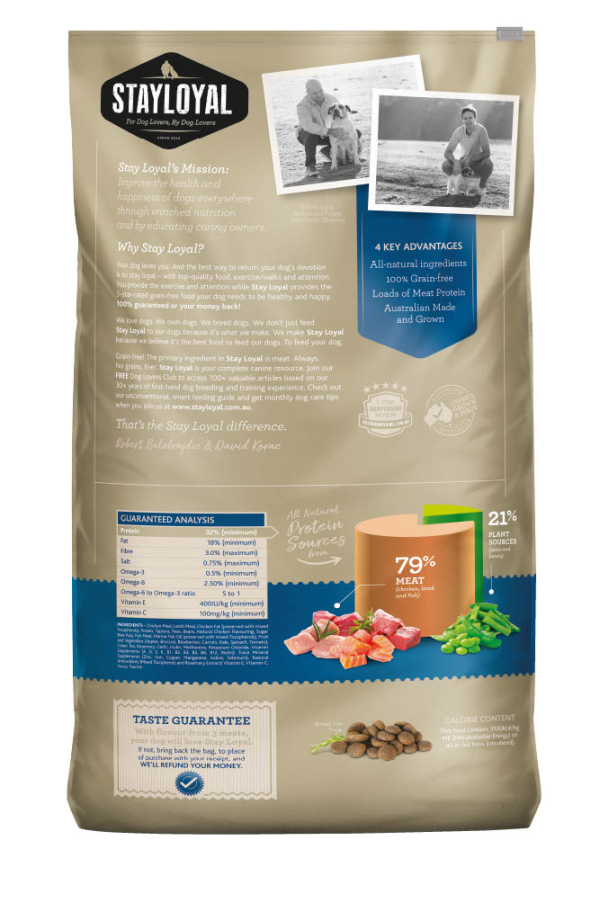 Stay Loyal - Holistic Meat Blend of Chicken, Lamb & Fish - GRAIN FREE - Image 2