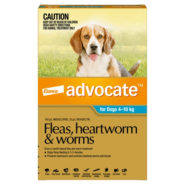 Advocate - For Dogs - Fleas, Heartworm & Worms - 6 Tubes - Image 3
