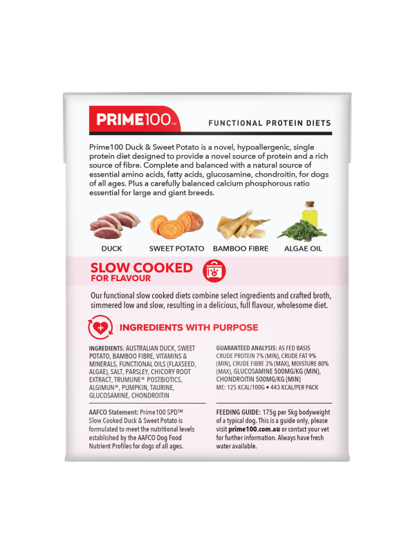 Prime100 - SPD Slow Cooked - Duck & Sweet Potato - Image 6
