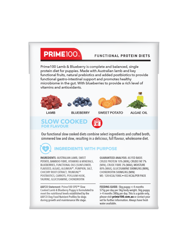 Prime100 - SPD Slow Cooked - Lamb & Blueberry - Puppy - Image 6