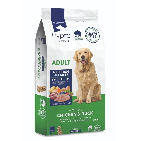 Hypro Premium - Adult Dog - GRAIN FREE - Chicken & Duck