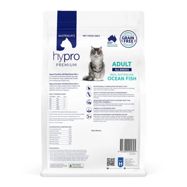 Hypro Premium - Adult Cat - GRAIN FREE - Ocean Fish - Image 3