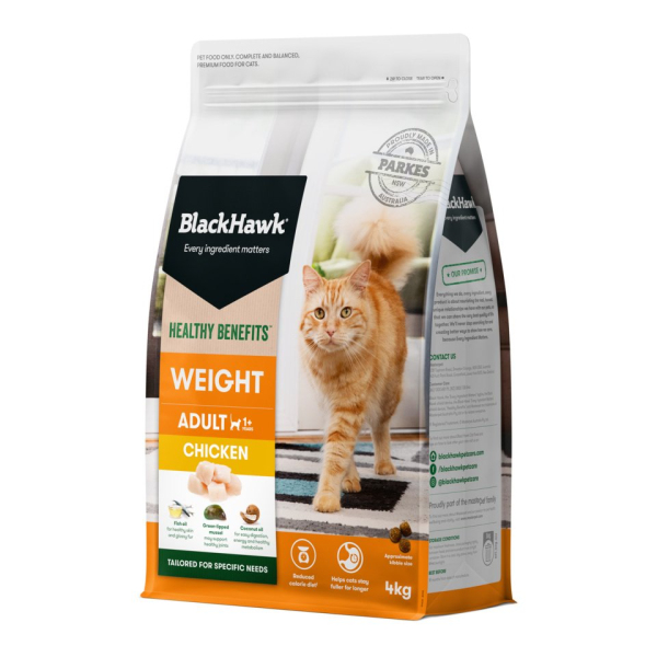 Black Hawk - Adult Cat - Healthy Benefits - Weight Management Chicken - Image 2
