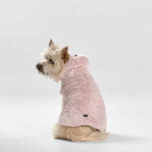 Snooza Wear - Faux Fur Hooded Coat - Pink