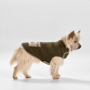 Snooza Wear - Teddy Pocket Coat - Khaki/Fawn